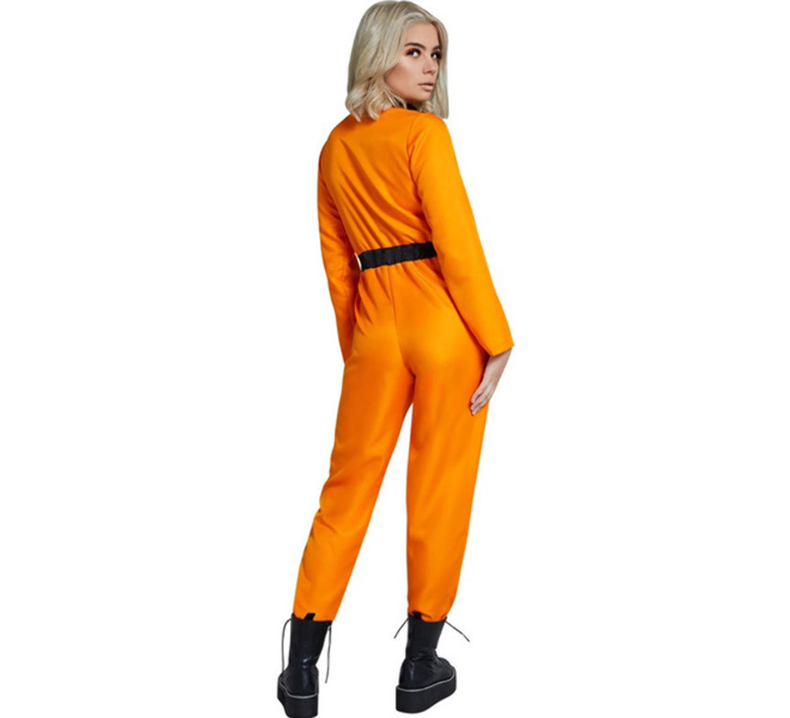 D Guisement Astronaute Orange Femme