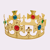 Accessories head of princesses, kings and princes