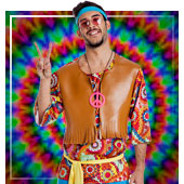 Déguisements de Hippie pour hommes