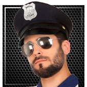 Police hats