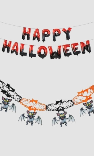 Garlands and Letters for Halloween