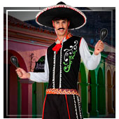 Mexikanisches Kostüme für Mann