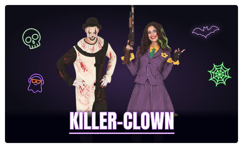 Killer-Clowns-Kostüme