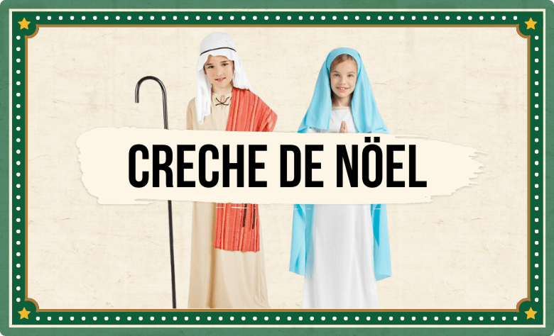 Déguisements des personnages Crèche de Noël