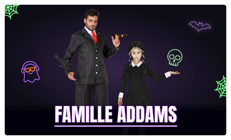 Déguisements de La famille Addams