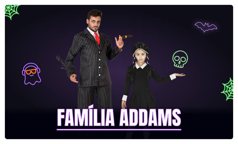 Disfarces da Família Addams
