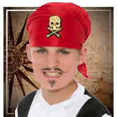 Maquillaje de piratas, bucaneros y corsarios