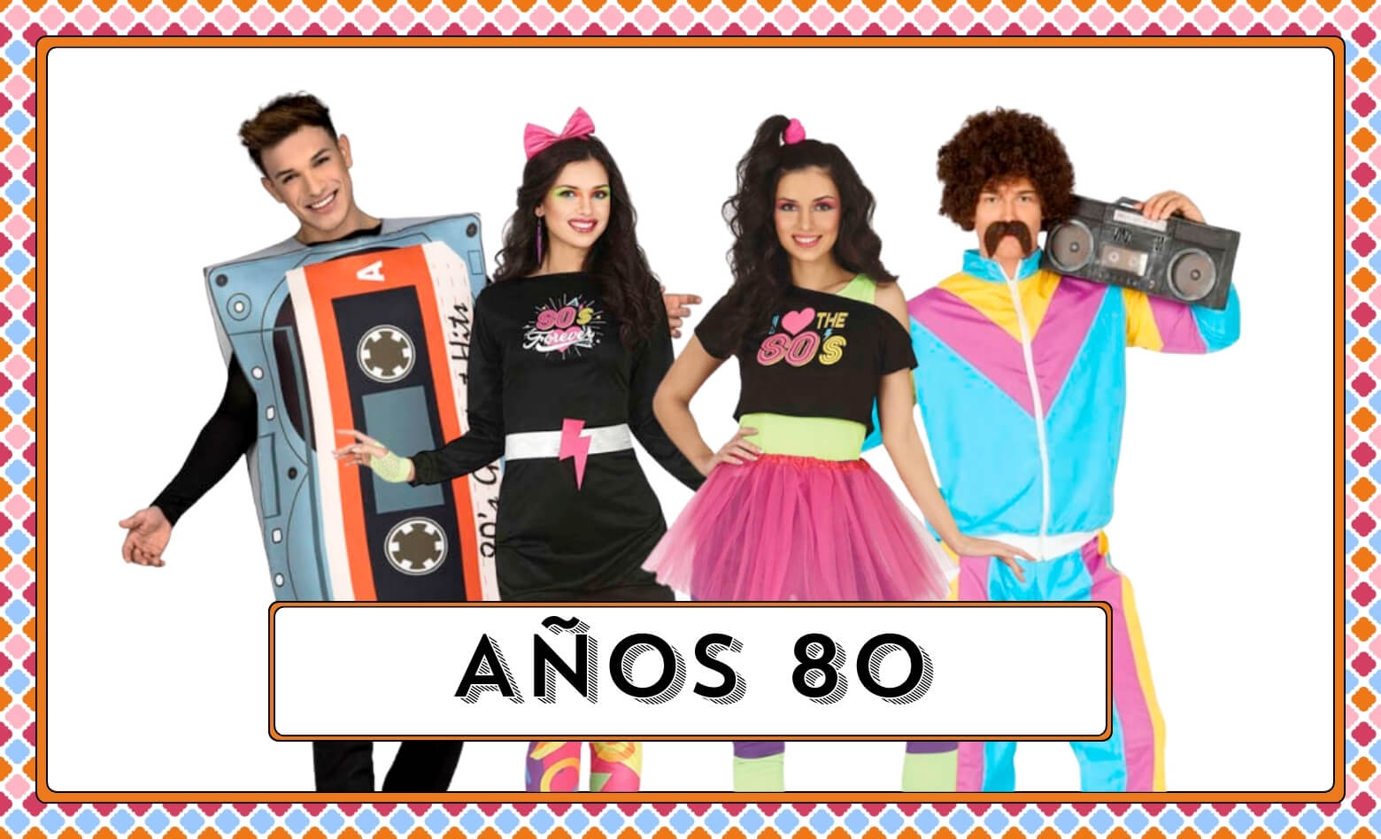 Disfraz Años 80