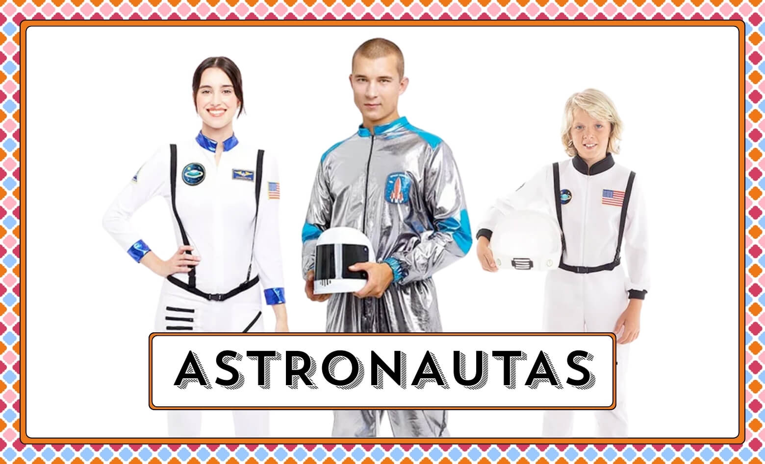 Disfraces de astronautas y espacio