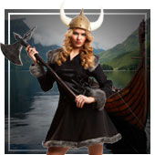 Disfraces de vikingos y bárbaros para mujer