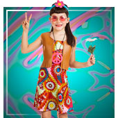 Hippies Kostüme für Mädchen