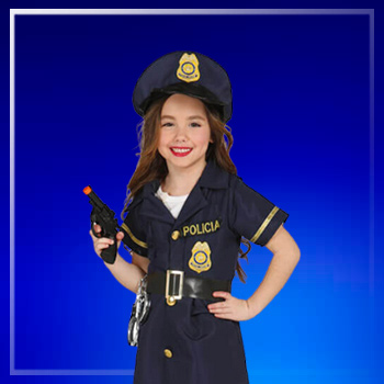 Police costumes for girl