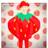 Fruit, flowers and vegetables costumes for boy