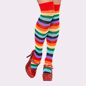 Clown, circus, harlequin and jester legs accessories