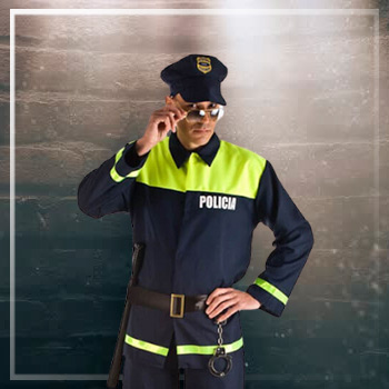 Police costumes for man