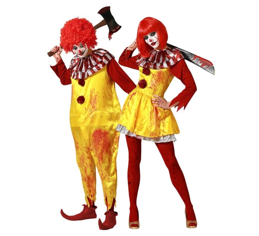 Déguisement De Clown Ronald Complet Pour Homme - Rouge Et Jaune (sans Chaussures)