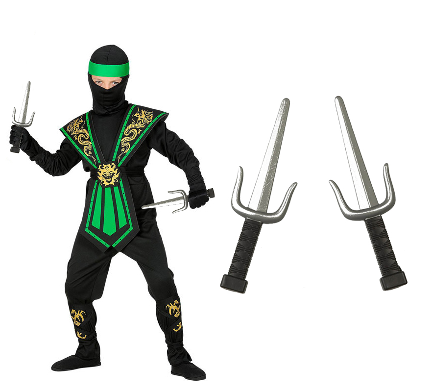 Pack Déguisement Ninja Kombat pour Enfant	