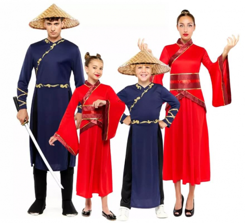 Grupo de guerreiros chineses
