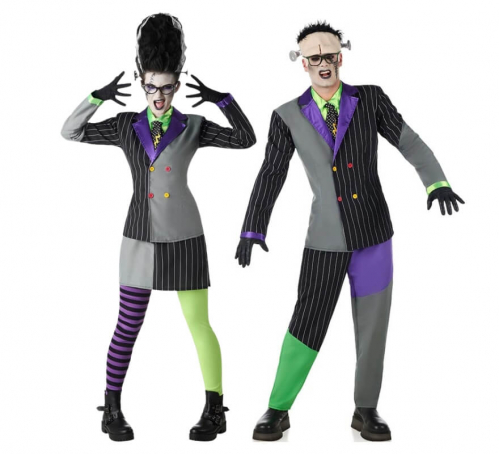 Par de Frankenstein às riscas