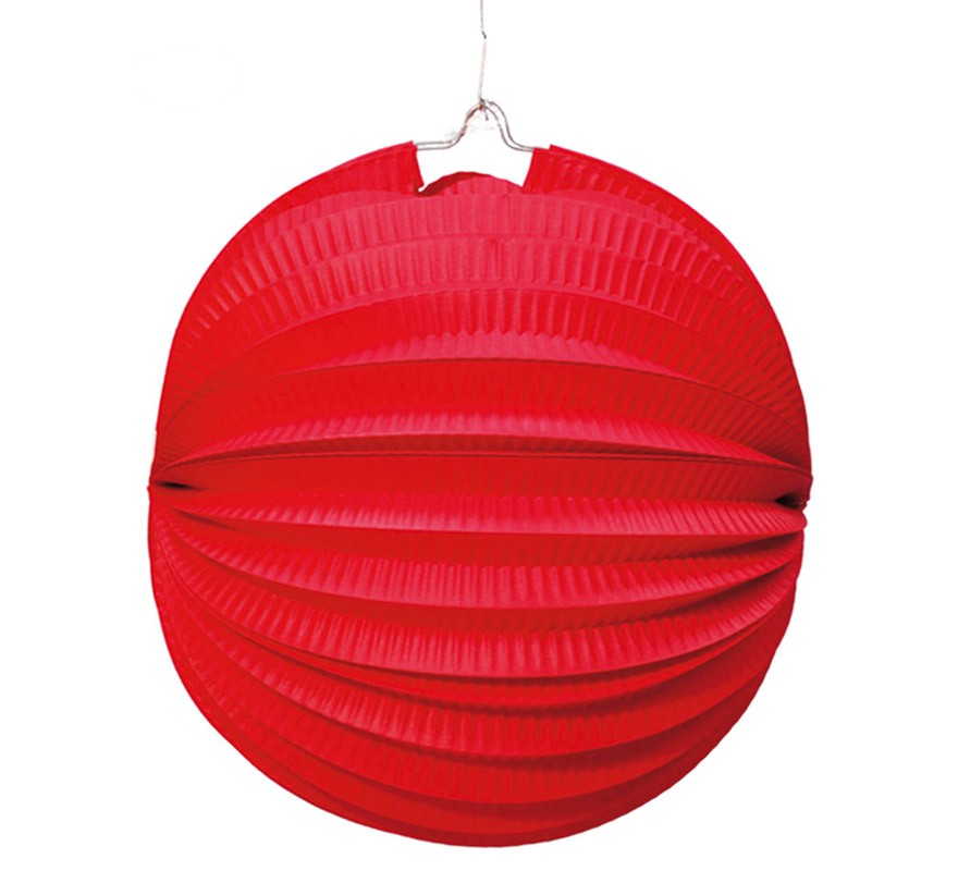  Farol rojo 20 cm. para decorar tus Fiestas