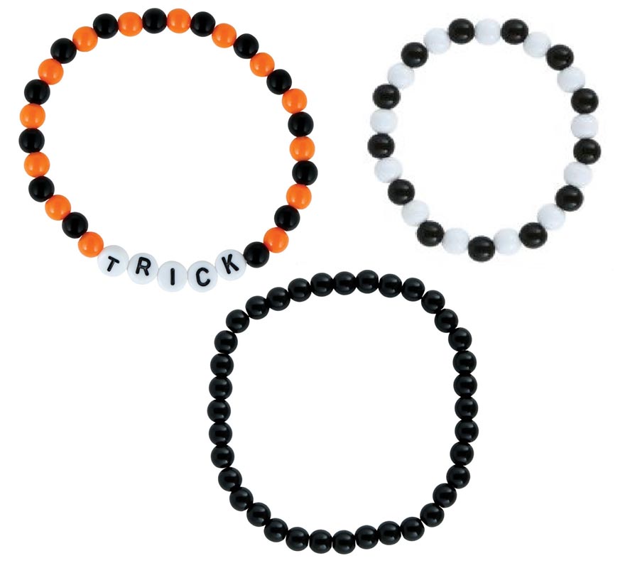 3 Trick or Treat Bracelets for Halloween
