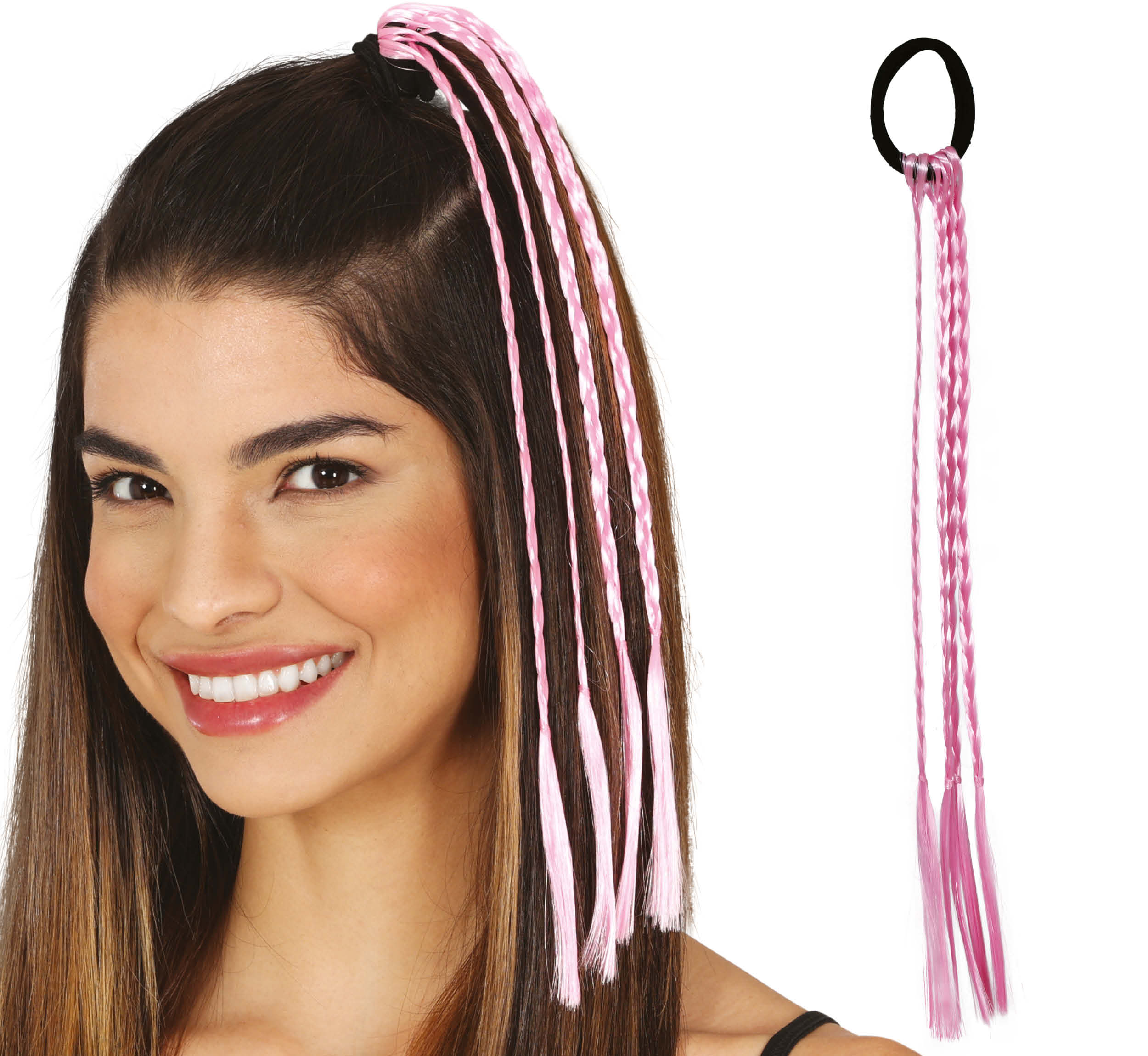 3 tranças de 35 cm em várias cores