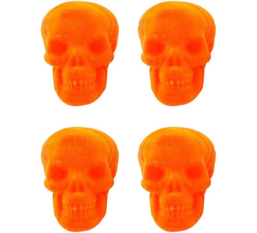 4 Skulls in assorted colors