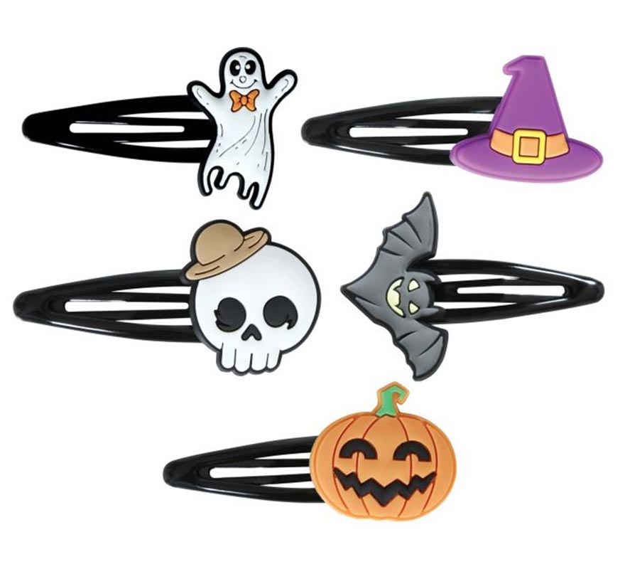 5 Halloween Hair Clips