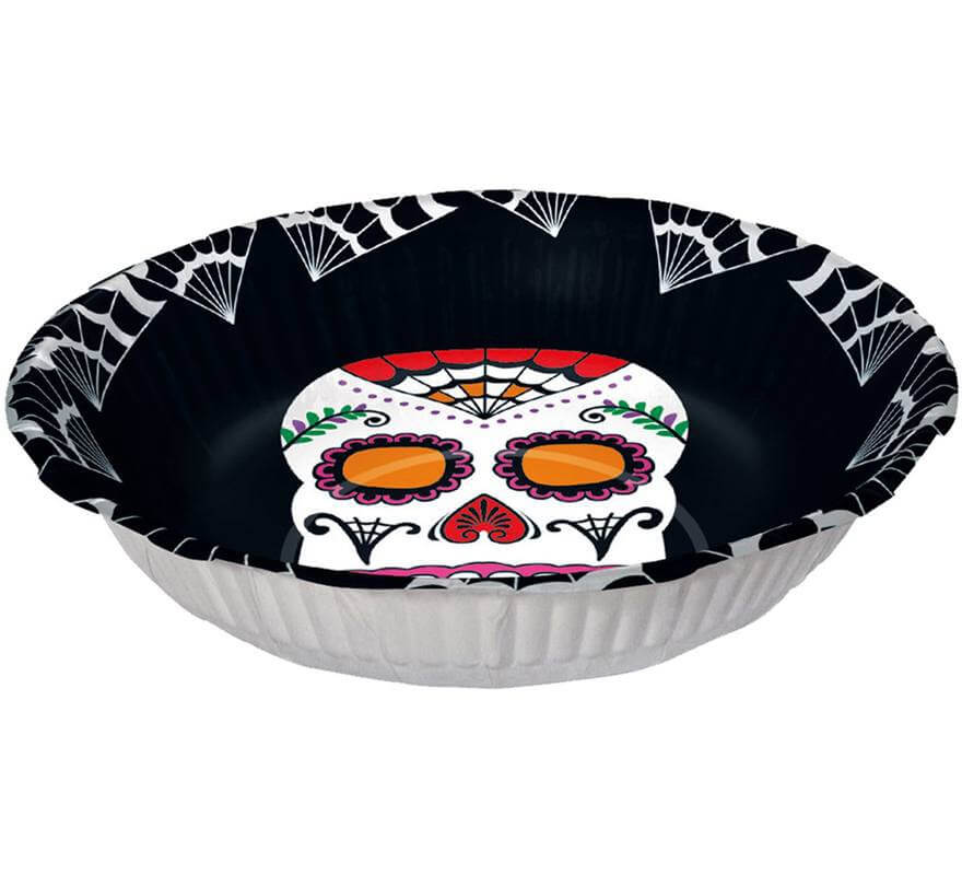 6 Cuencos del Día de los Muertos 15 cm