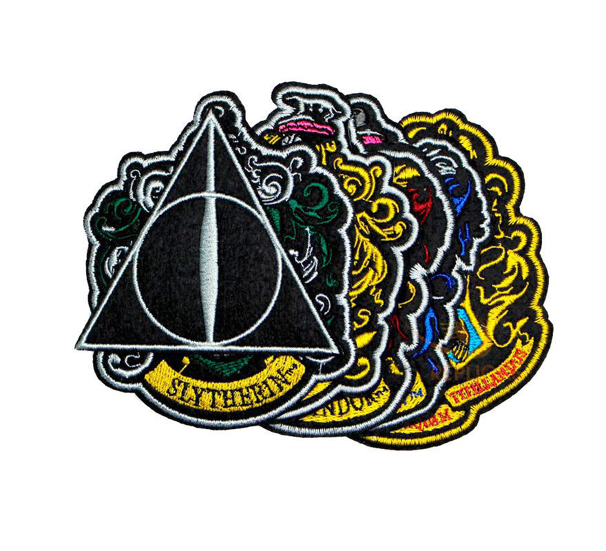 6 Harry Potter Houses Embroidered Patches