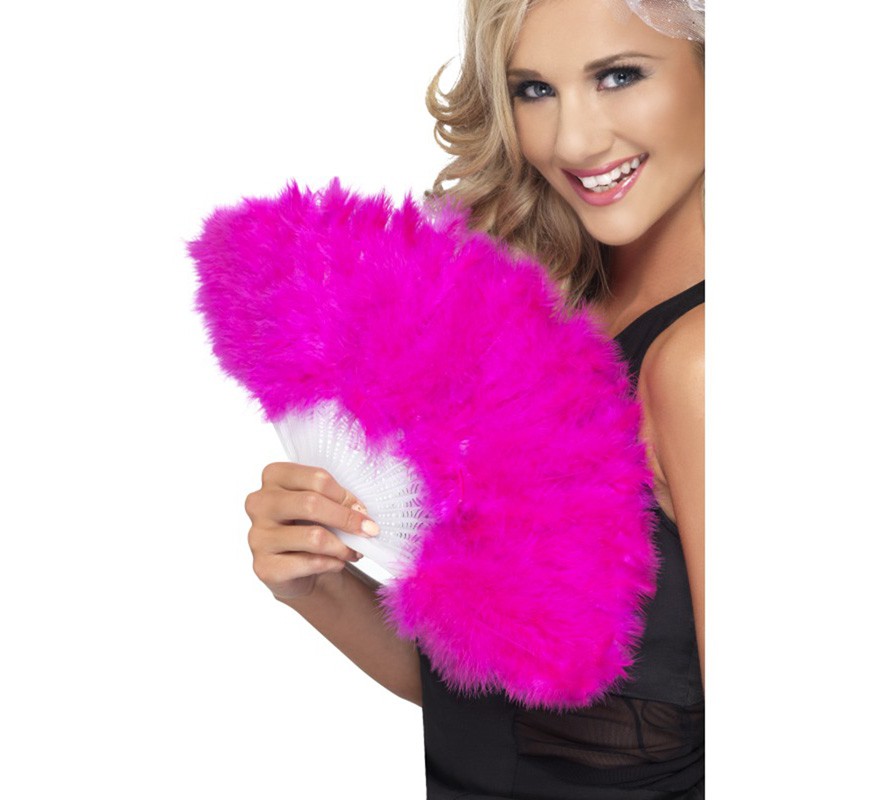 Image of Abanico de Marabú Fucsia 05020570335765