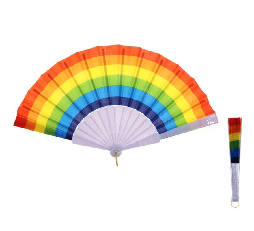 Multicolored fan