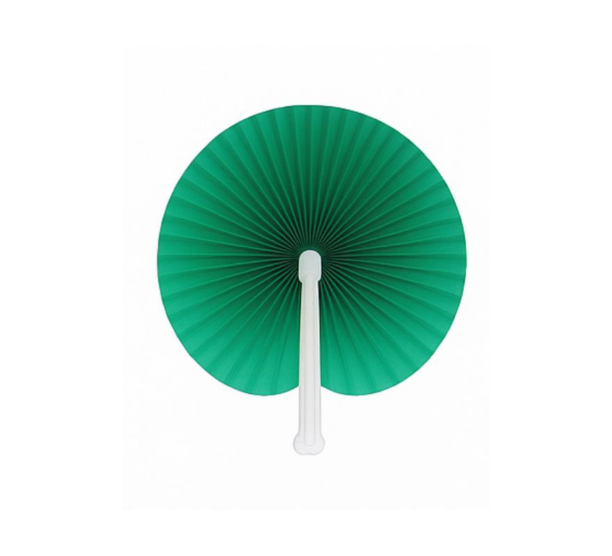Ventilador de papel Pai pai em várias cores