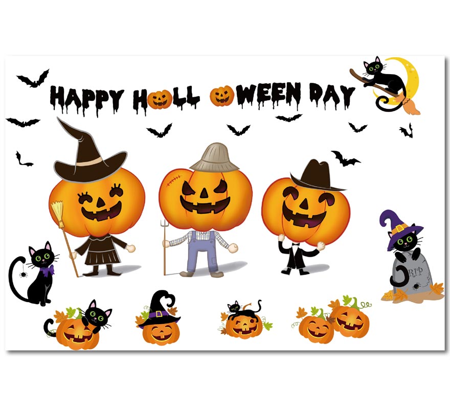 Happy Halloween sticker 45x60 cm