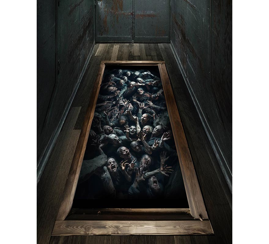 Zombies Floor Sticker 30x90 cm