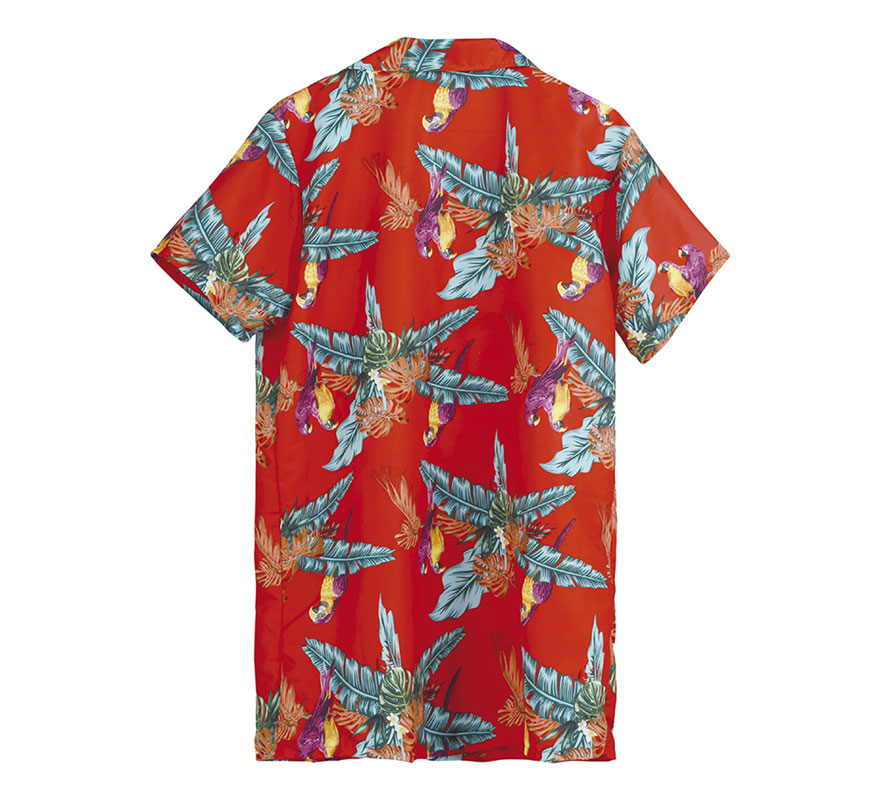 Chemise Hawaïenne avec Perroquets pour Adulte-2