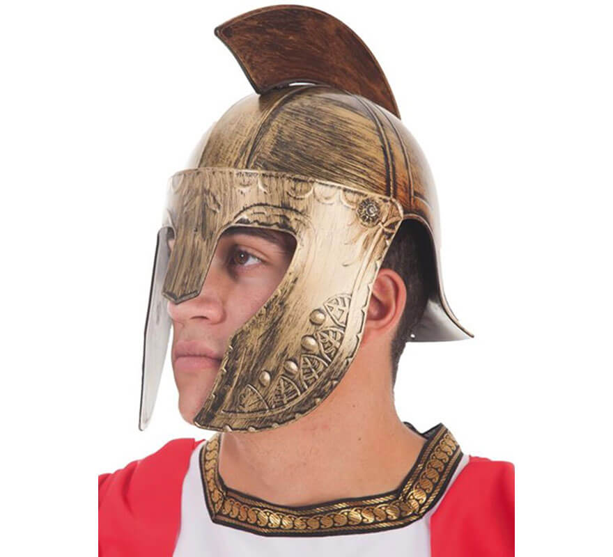 Casco romano dorado auxiliar A