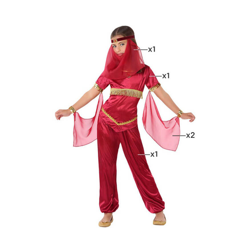 Disfraz de Bailarina Árabe para niña