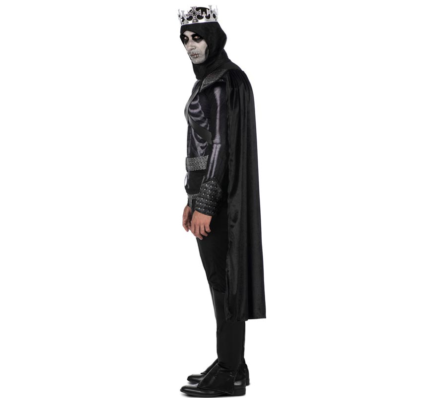 California Costumes Skull Knight Kostüm Für Erwachsene – Mit Tunika, Umhang, Kettenhaube & Totenkopfmaske
