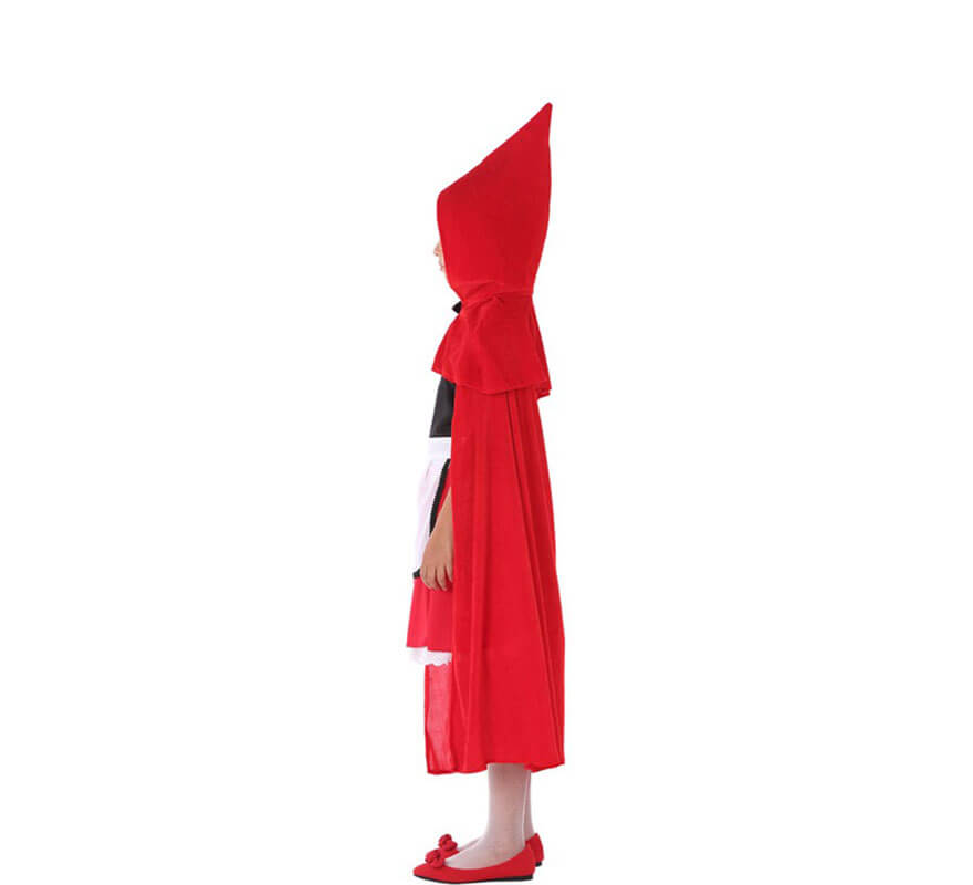 Costume Cappuccetto Rosso Per Donna - Taglia Unica, Abito E Mantello Con Cappuccio