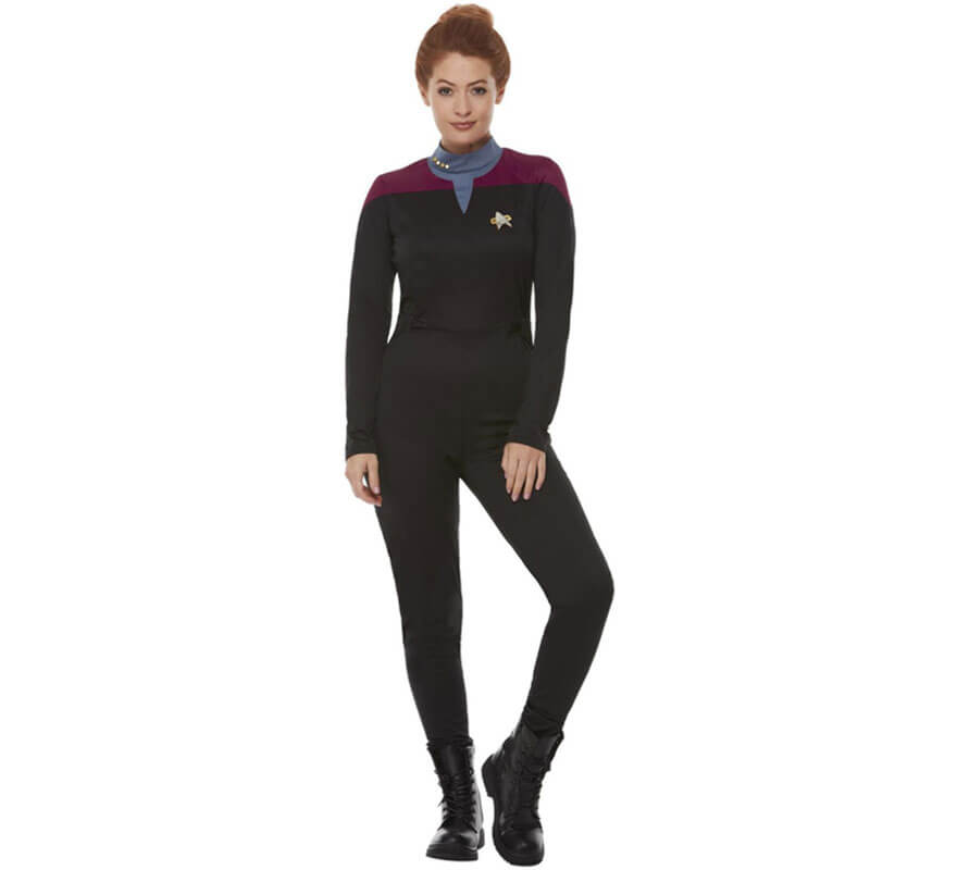 Oh autor Engreído Disfraz de Capitana Kathryn Janeway de Star Trek para mujer
