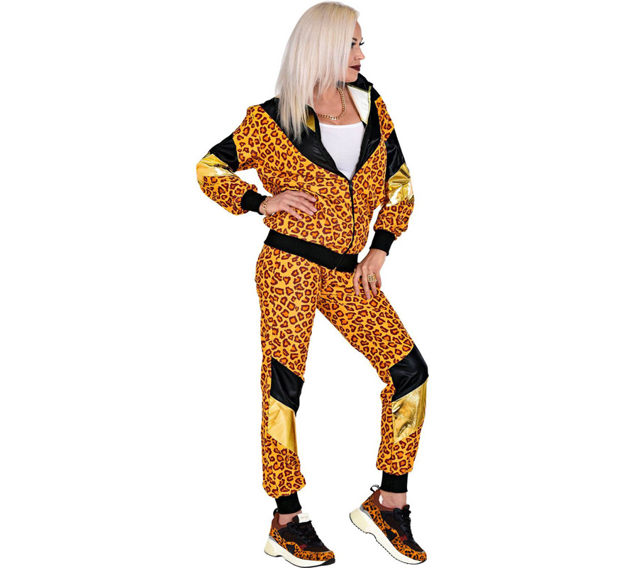 Ese campeón permanecer Disfraz de Chándal de Shop Leopardo Años 80 para mujer