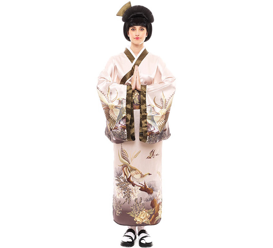 Rebajar aterrizaje ventaja Disfraz de Kimono Japonés Tradicional color pastel para mujer