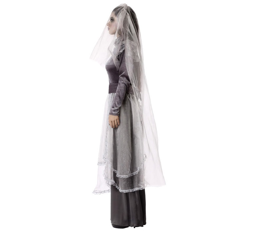  Disfraz de La Llorona gris para mujer