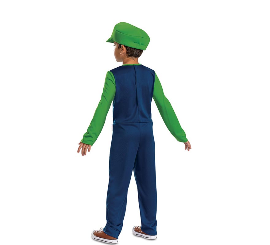 Disfraz de Luigi de Super Mario de Nintendo para niños