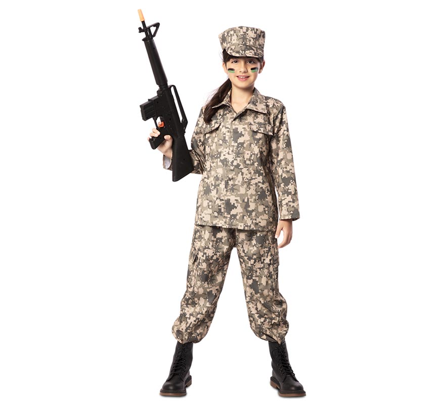 Comprar Disfraz de Halloween del equipo SWAT para niños, mono del ejército  de camuflaje, disfraz de policía