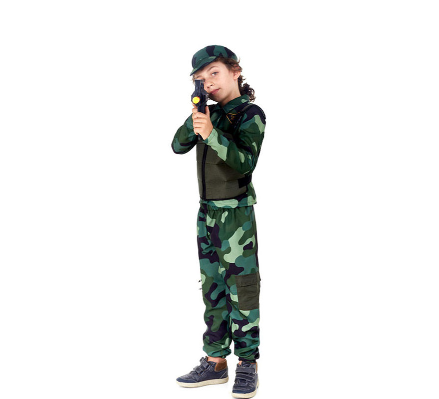 Disfraz militar infantil . Entrega 24h