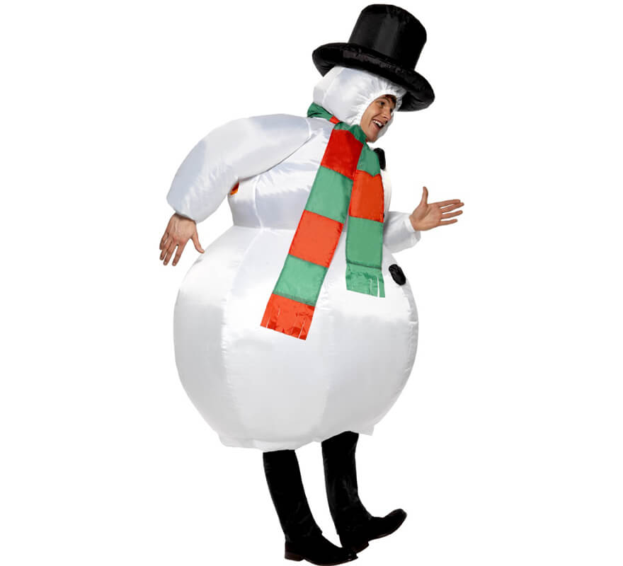 Disfraz de Muñeco de Nieve Hinchable para adultos