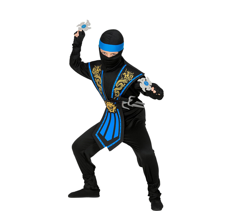 Costume da Ninja Kombat blu per bambino