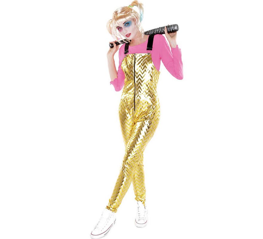 costume donna harley quinn birds of prey oro